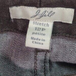 J Jill 12P  chocolate brown jeans
